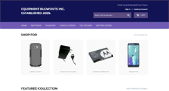 Desktop Screenshot of equipmentblowoutsinc.com